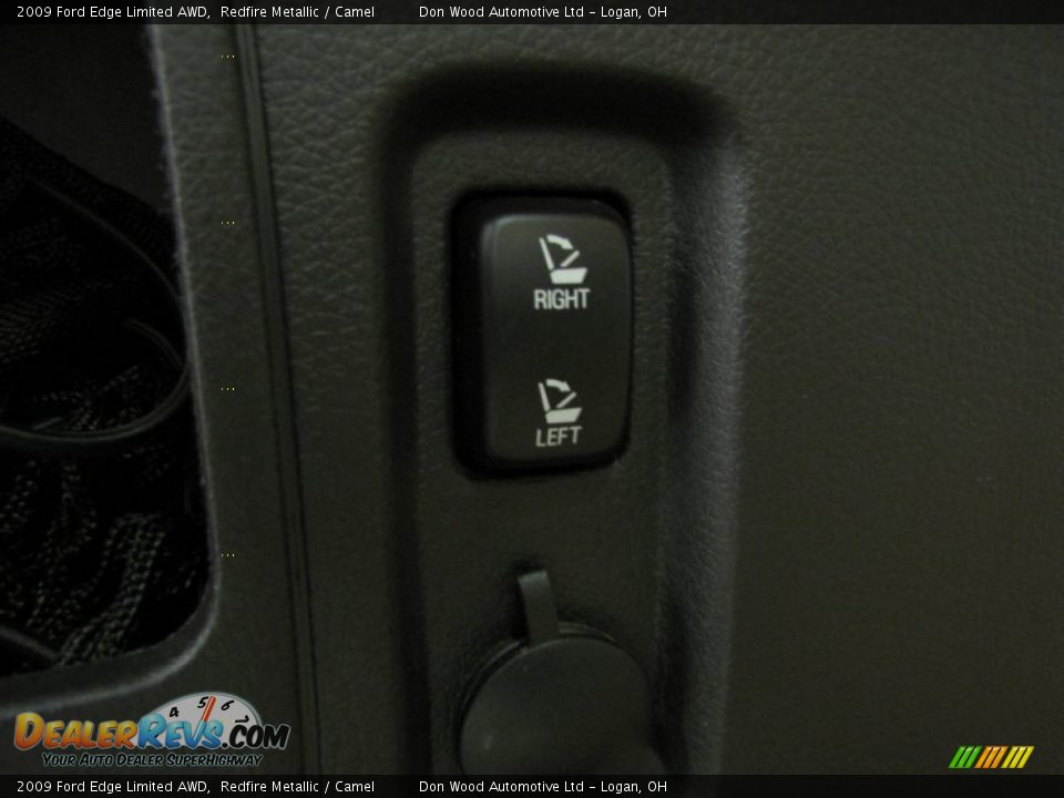 2009 Ford Edge Limited AWD Redfire Metallic / Camel Photo #5