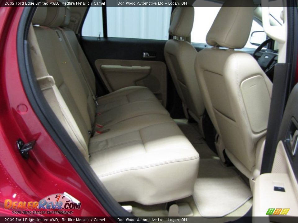 2009 Ford Edge Limited AWD Redfire Metallic / Camel Photo #9