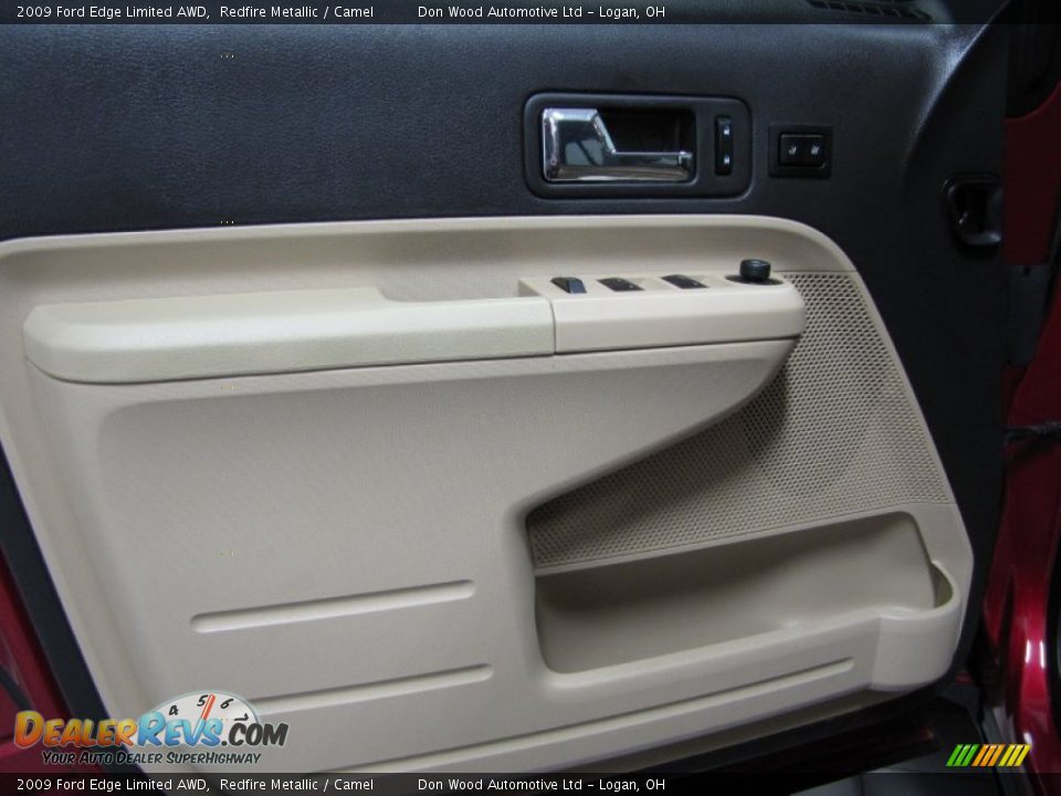2009 Ford Edge Limited AWD Redfire Metallic / Camel Photo #11