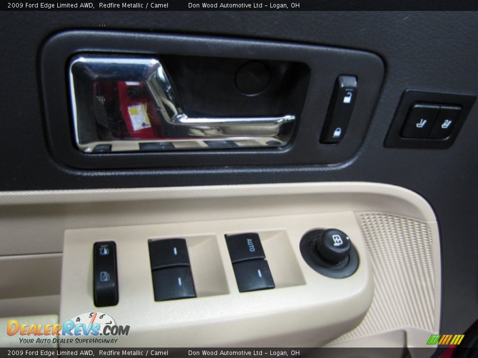 2009 Ford Edge Limited AWD Redfire Metallic / Camel Photo #12