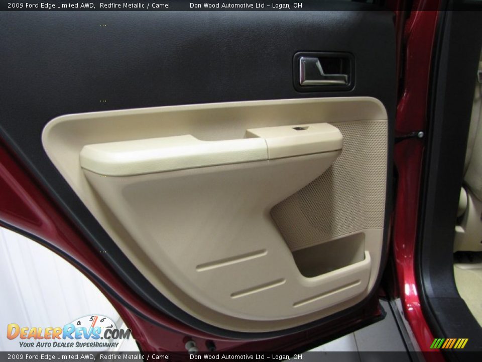 2009 Ford Edge Limited AWD Redfire Metallic / Camel Photo #13