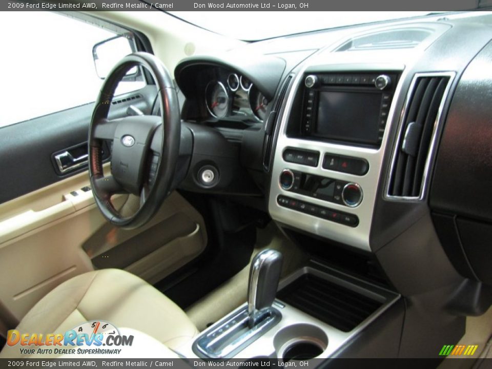 2009 Ford Edge Limited AWD Redfire Metallic / Camel Photo #18