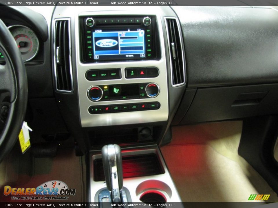 2009 Ford Edge Limited AWD Redfire Metallic / Camel Photo #19