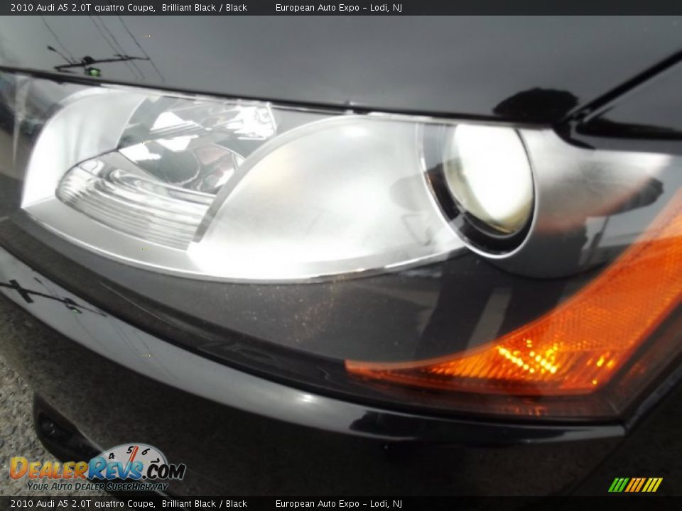 2010 Audi A5 2.0T quattro Coupe Brilliant Black / Black Photo #8