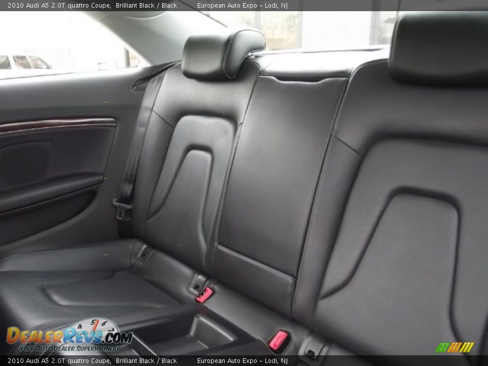2010 Audi A5 2.0T quattro Coupe Brilliant Black / Black Photo #14