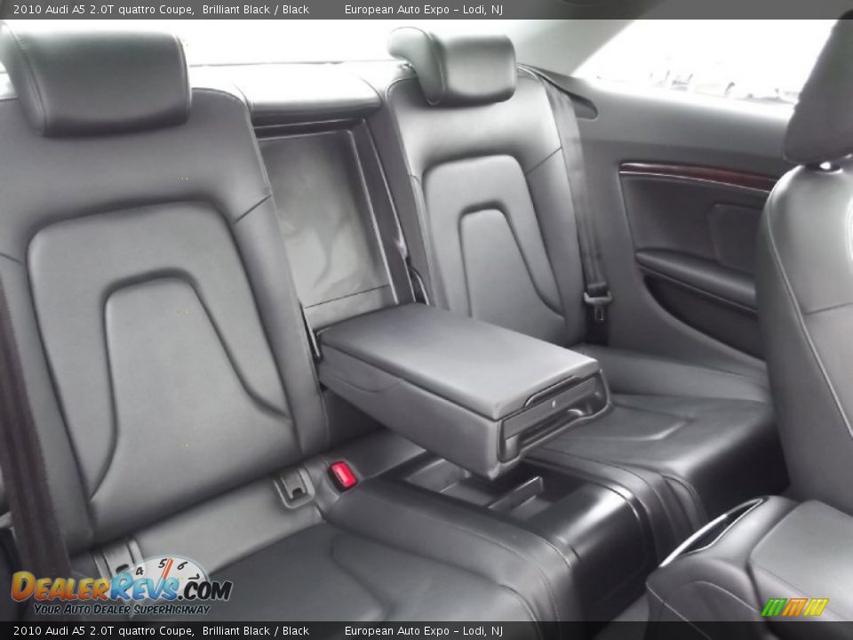 2010 Audi A5 2.0T quattro Coupe Brilliant Black / Black Photo #15
