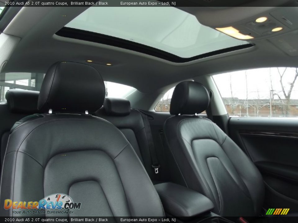 2010 Audi A5 2.0T quattro Coupe Brilliant Black / Black Photo #17