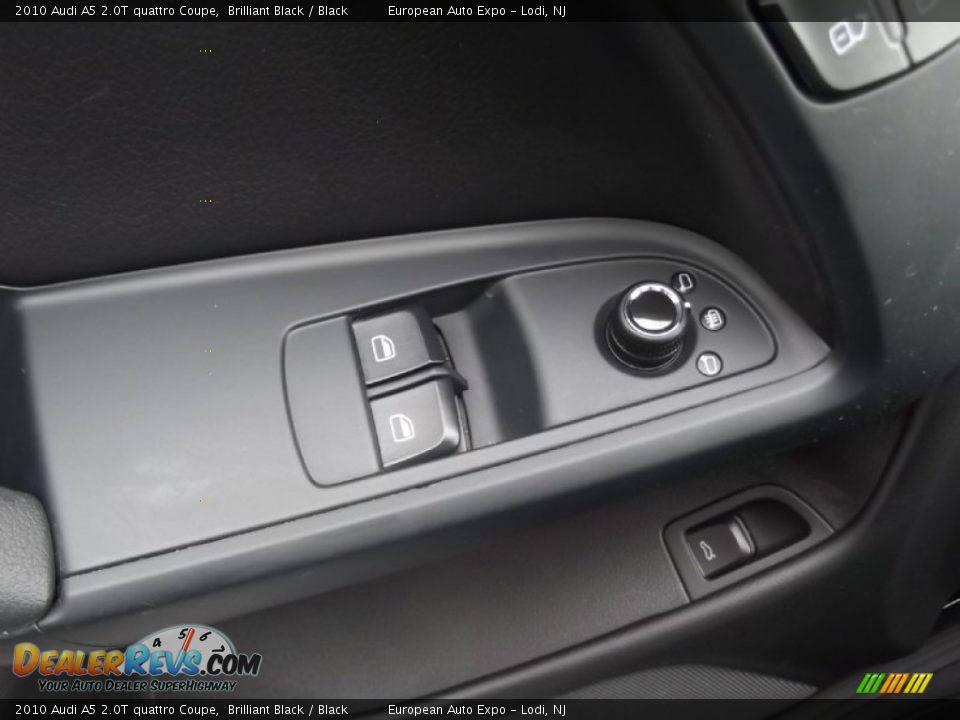 2010 Audi A5 2.0T quattro Coupe Brilliant Black / Black Photo #18