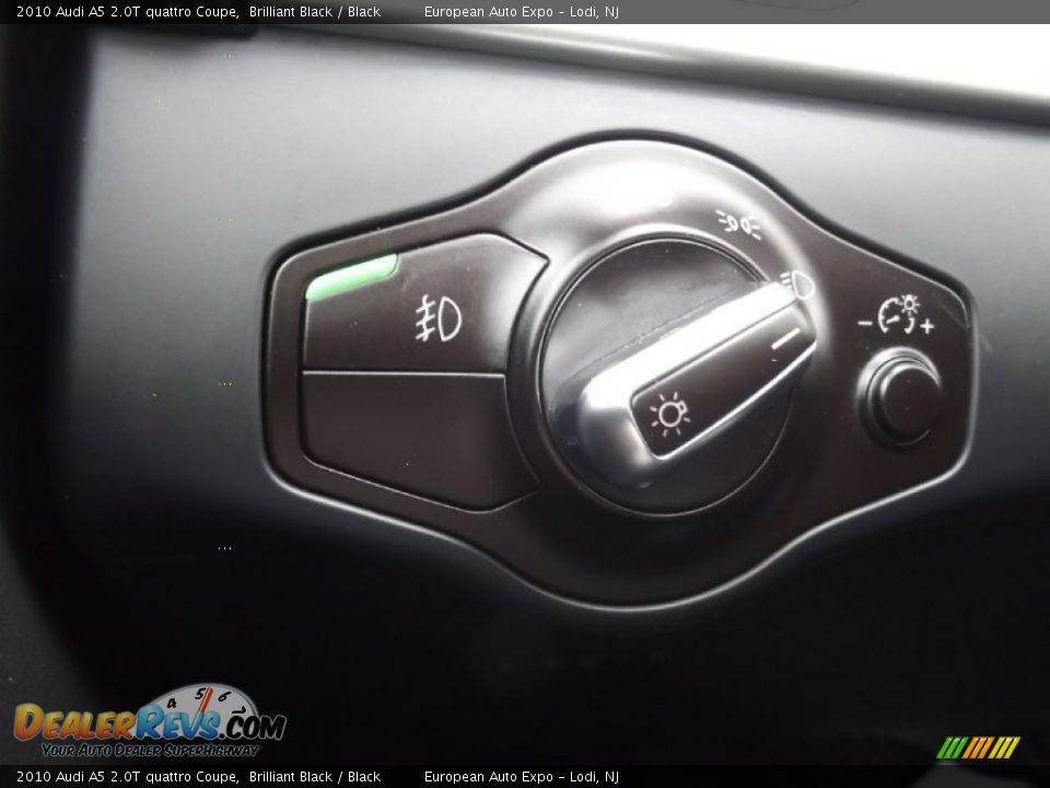 2010 Audi A5 2.0T quattro Coupe Brilliant Black / Black Photo #21