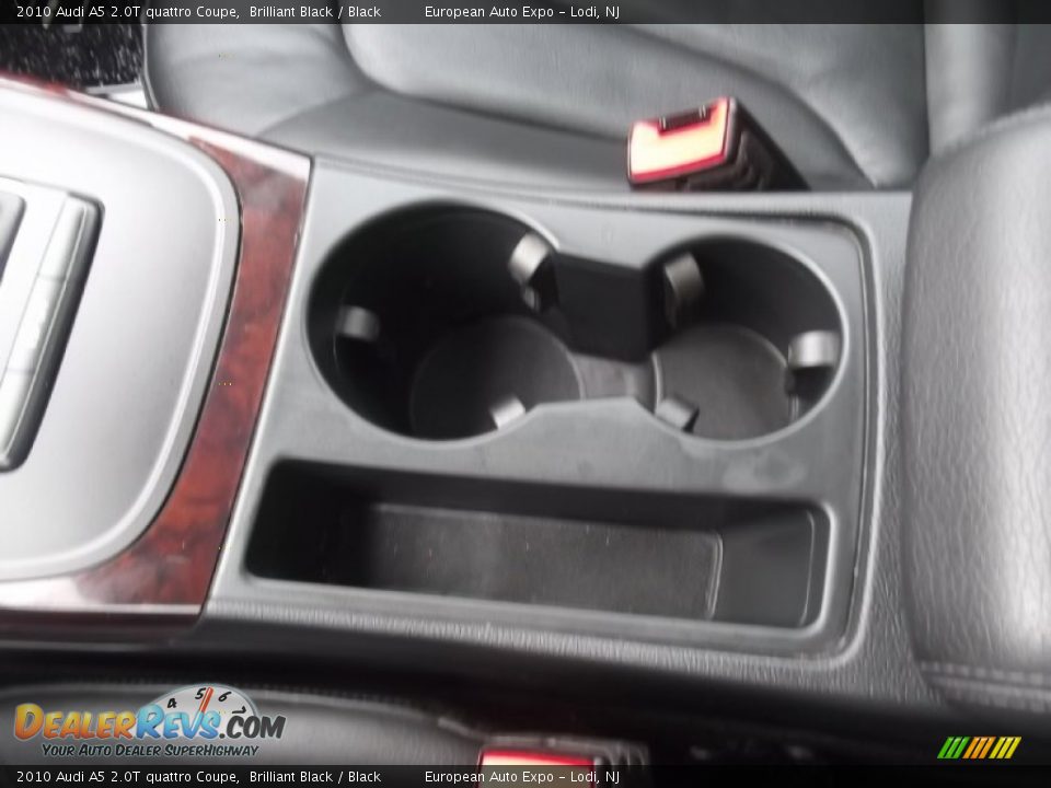 2010 Audi A5 2.0T quattro Coupe Brilliant Black / Black Photo #22
