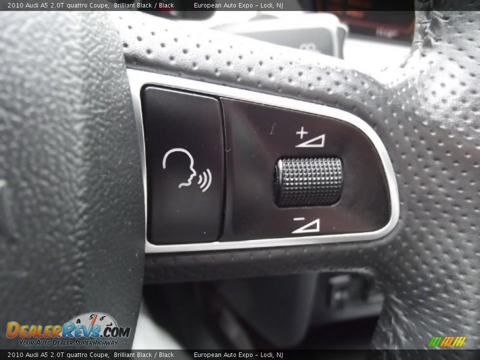 2010 Audi A5 2.0T quattro Coupe Brilliant Black / Black Photo #27