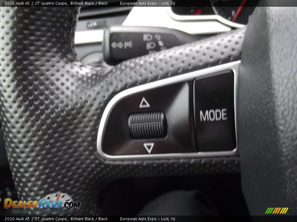 2010 Audi A5 2.0T quattro Coupe Brilliant Black / Black Photo #28