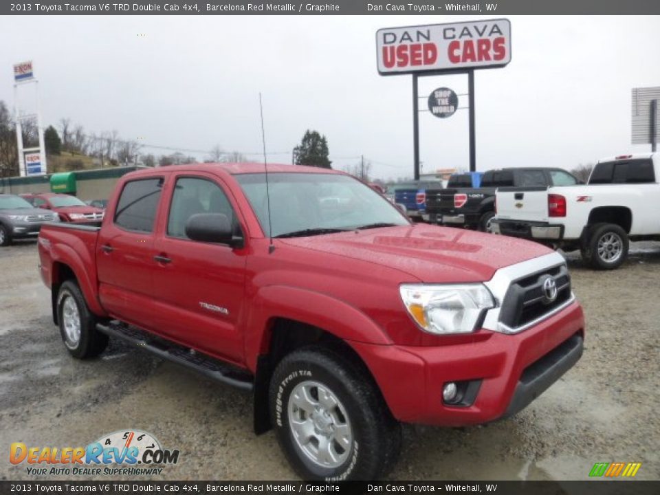 2013 Toyota Tacoma V6 TRD Double Cab 4x4 Barcelona Red Metallic / Graphite Photo #1