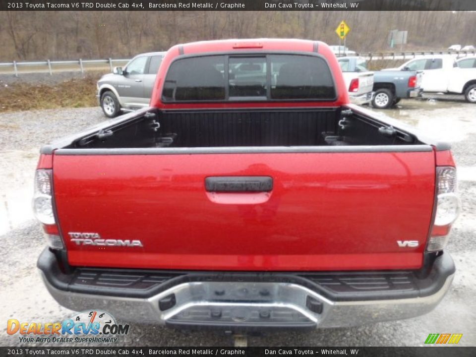2013 Toyota Tacoma V6 TRD Double Cab 4x4 Barcelona Red Metallic / Graphite Photo #5