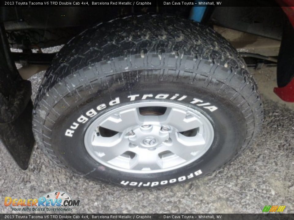 2013 Toyota Tacoma V6 TRD Double Cab 4x4 Barcelona Red Metallic / Graphite Photo #7