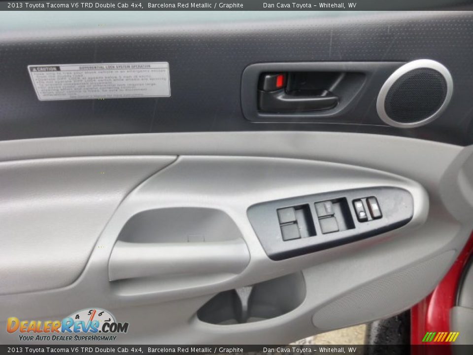 2013 Toyota Tacoma V6 TRD Double Cab 4x4 Barcelona Red Metallic / Graphite Photo #12