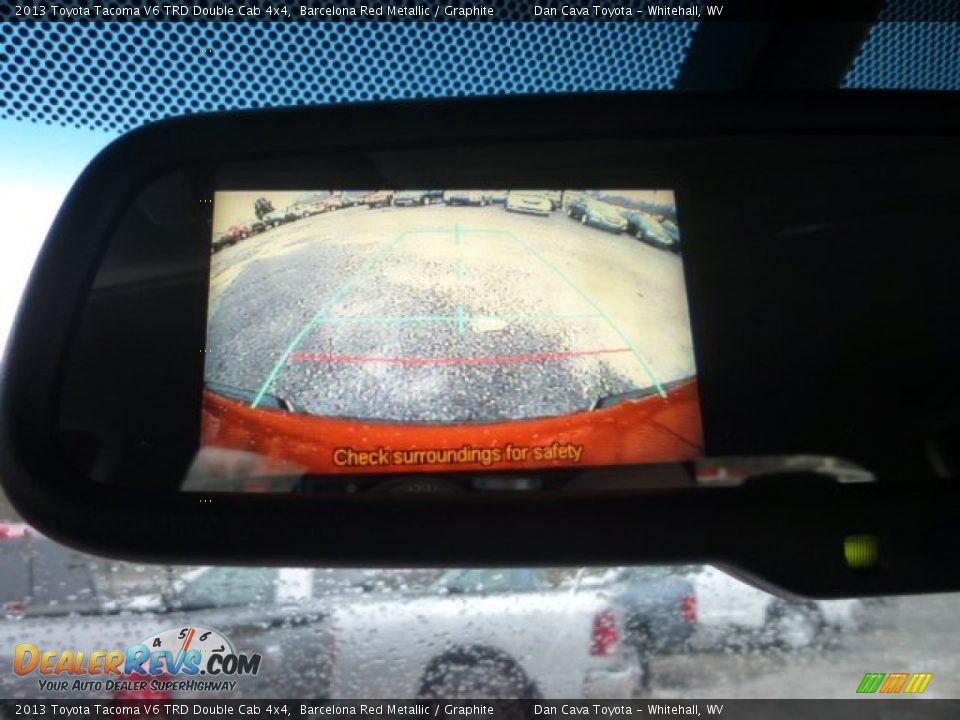 2013 Toyota Tacoma V6 TRD Double Cab 4x4 Barcelona Red Metallic / Graphite Photo #13