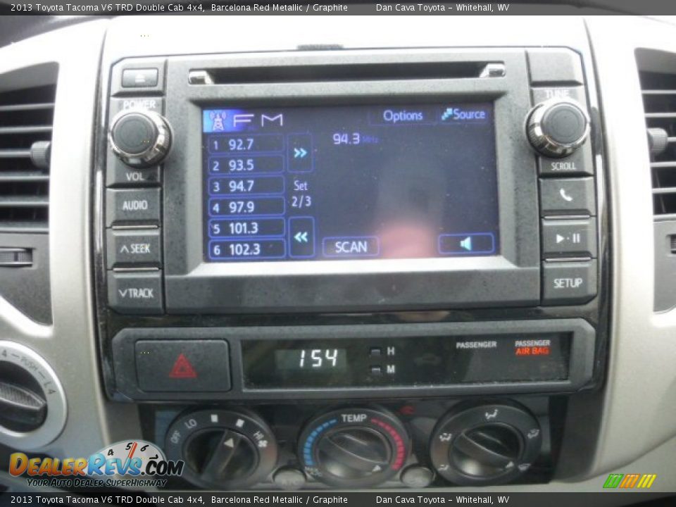 2013 Toyota Tacoma V6 TRD Double Cab 4x4 Barcelona Red Metallic / Graphite Photo #14