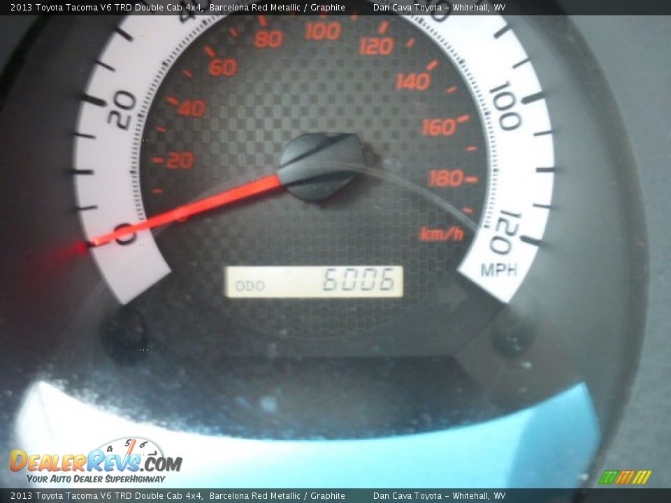 2013 Toyota Tacoma V6 TRD Double Cab 4x4 Barcelona Red Metallic / Graphite Photo #15