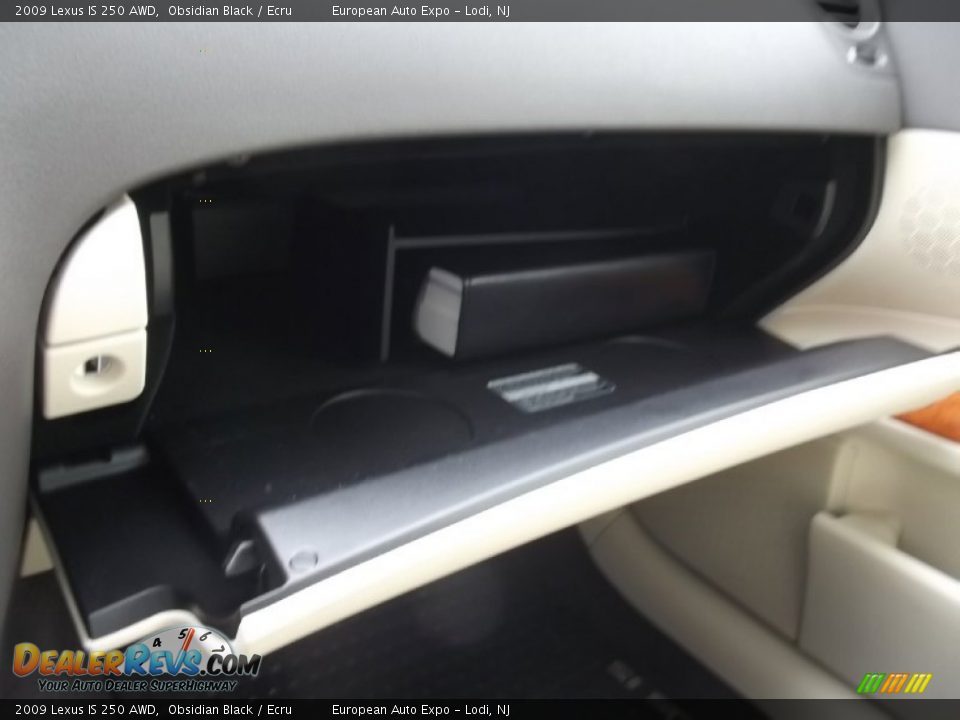 2009 Lexus IS 250 AWD Obsidian Black / Ecru Photo #26