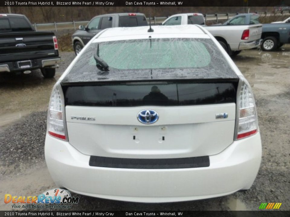 2010 Toyota Prius Hybrid II Blizzard White Pearl / Misty Gray Photo #6