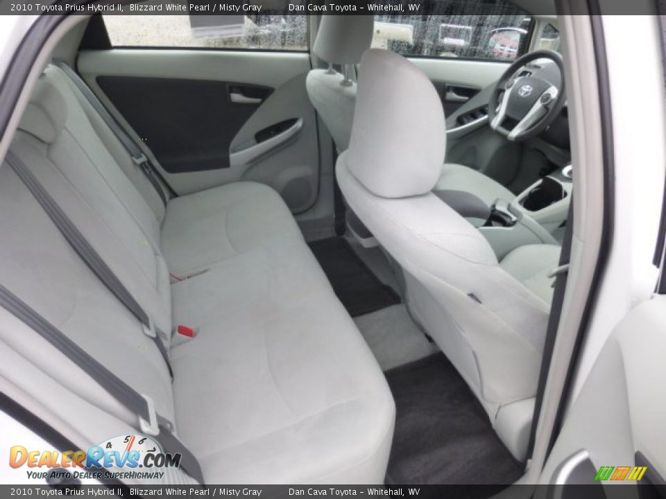 2010 Toyota Prius Hybrid II Blizzard White Pearl / Misty Gray Photo #10