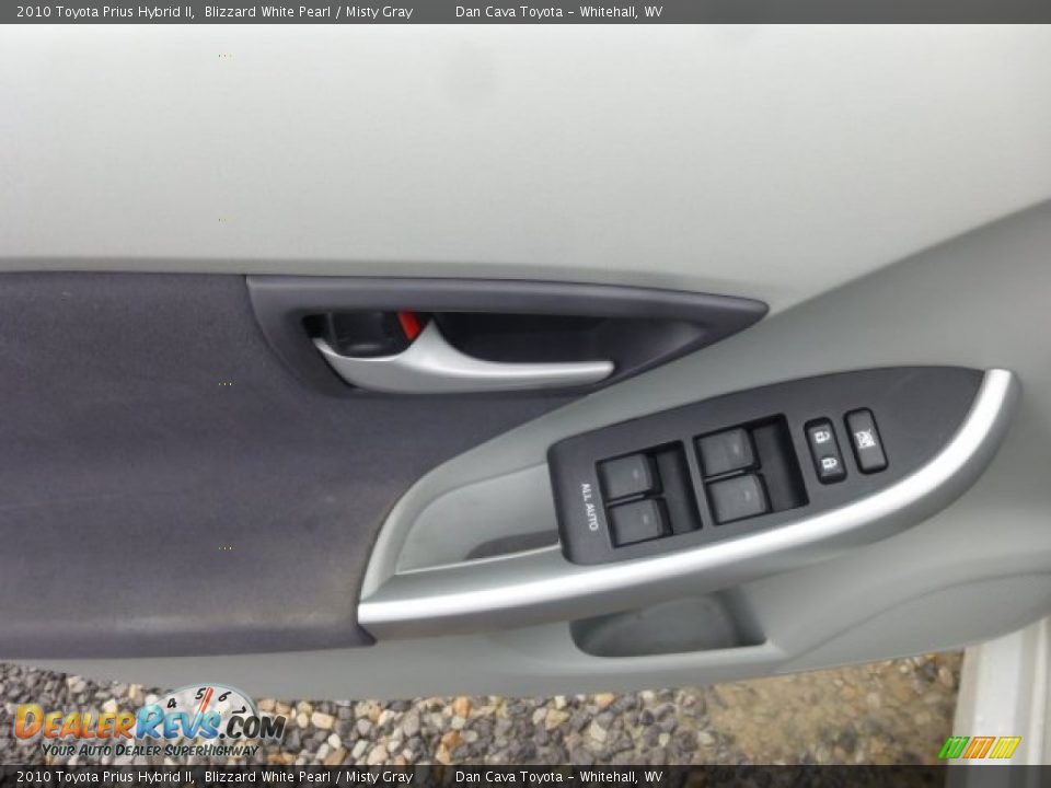 2010 Toyota Prius Hybrid II Blizzard White Pearl / Misty Gray Photo #13