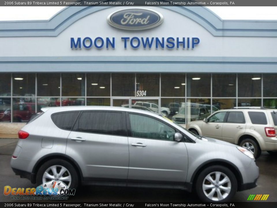 2006 Subaru B9 Tribeca Limited 5 Passenger Titanium Silver Metallic / Gray Photo #1