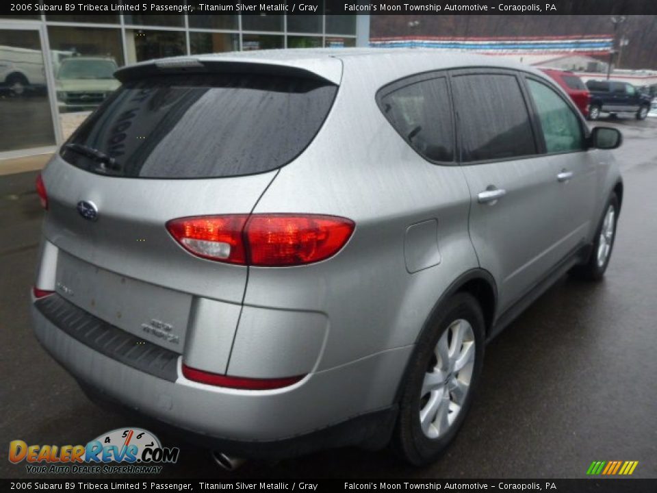 2006 Subaru B9 Tribeca Limited 5 Passenger Titanium Silver Metallic / Gray Photo #2