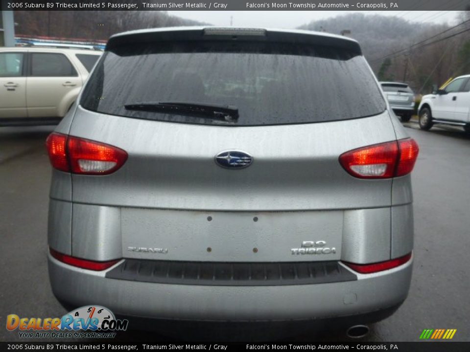 2006 Subaru B9 Tribeca Limited 5 Passenger Titanium Silver Metallic / Gray Photo #3