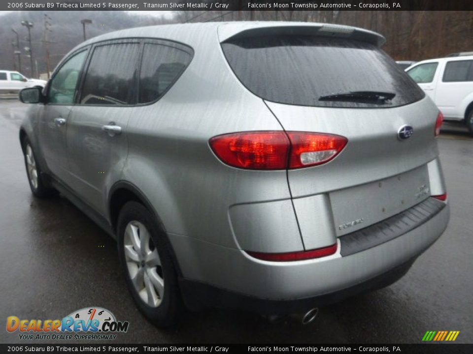 2006 Subaru B9 Tribeca Limited 5 Passenger Titanium Silver Metallic / Gray Photo #4