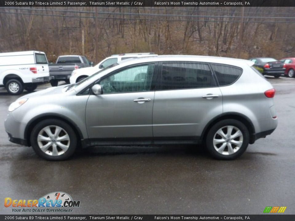 2006 Subaru B9 Tribeca Limited 5 Passenger Titanium Silver Metallic / Gray Photo #5