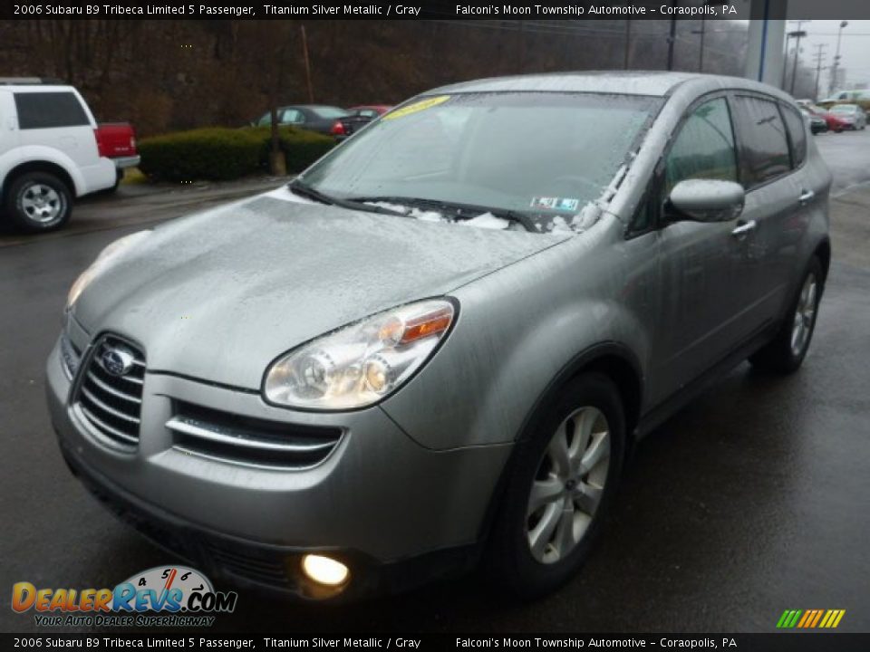 2006 Subaru B9 Tribeca Limited 5 Passenger Titanium Silver Metallic / Gray Photo #6