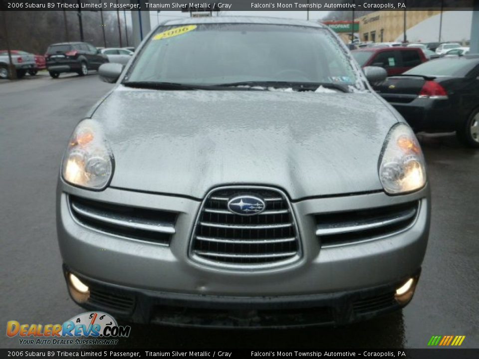 2006 Subaru B9 Tribeca Limited 5 Passenger Titanium Silver Metallic / Gray Photo #7