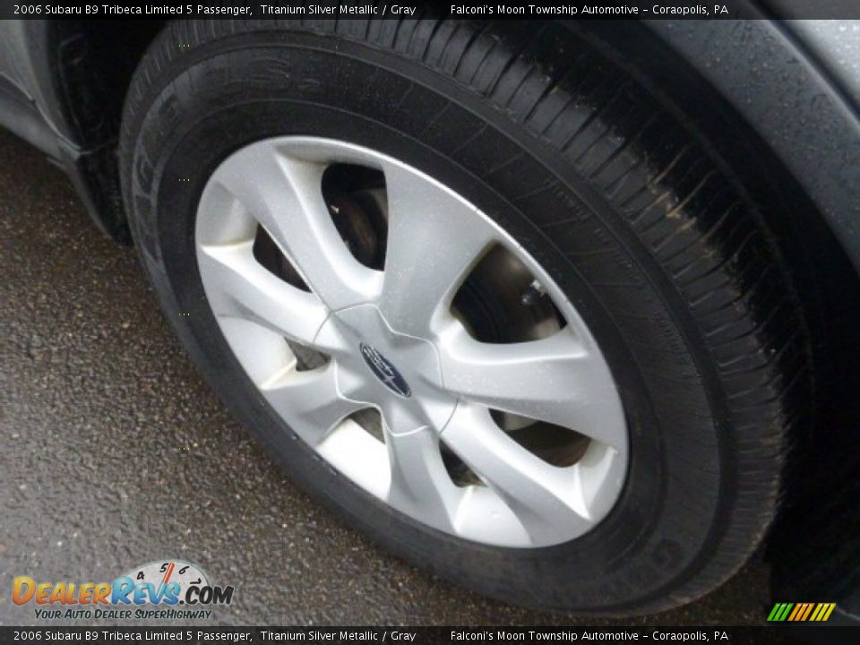 2006 Subaru B9 Tribeca Limited 5 Passenger Titanium Silver Metallic / Gray Photo #9