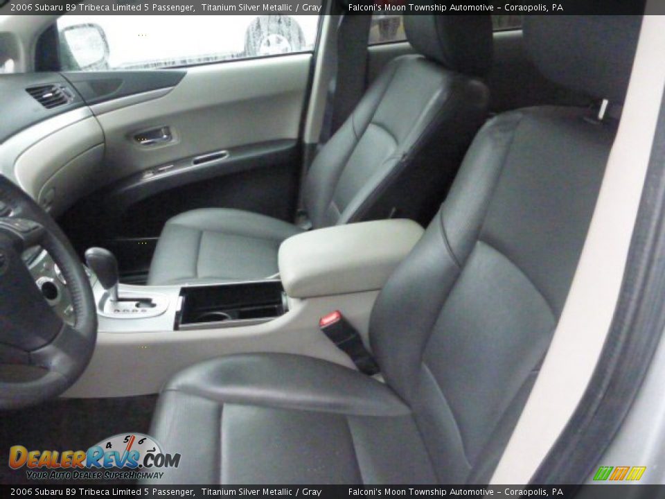 2006 Subaru B9 Tribeca Limited 5 Passenger Titanium Silver Metallic / Gray Photo #15