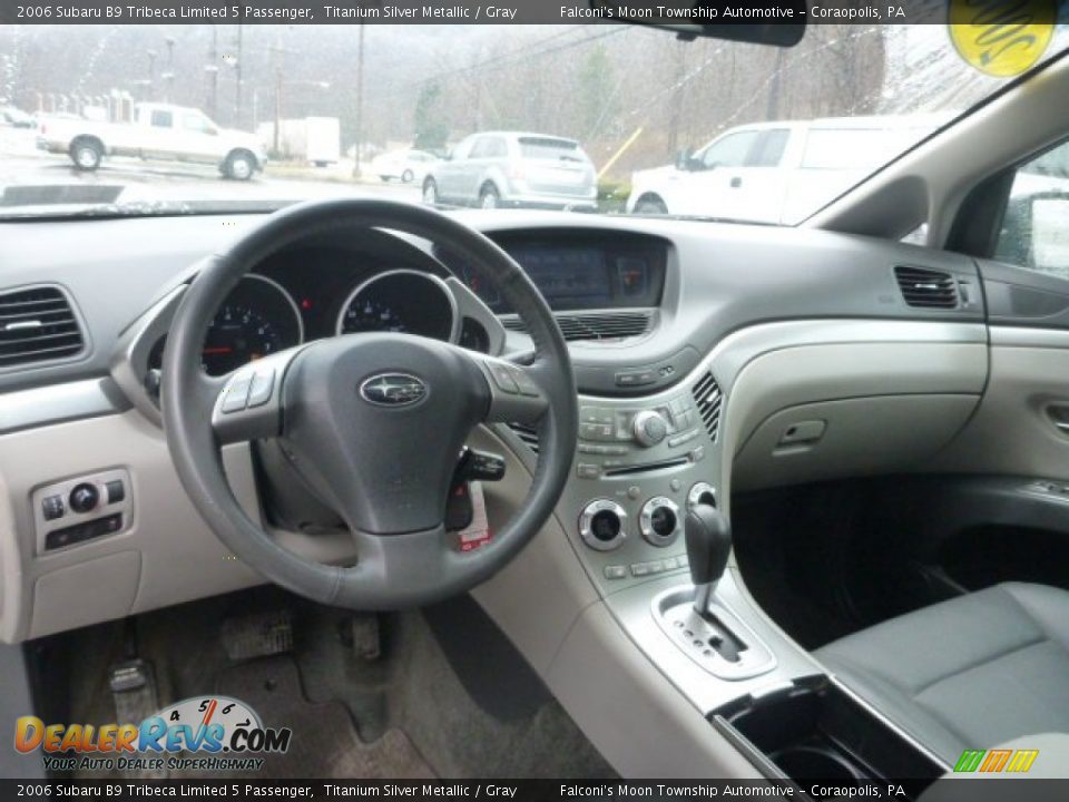 2006 Subaru B9 Tribeca Limited 5 Passenger Titanium Silver Metallic / Gray Photo #17