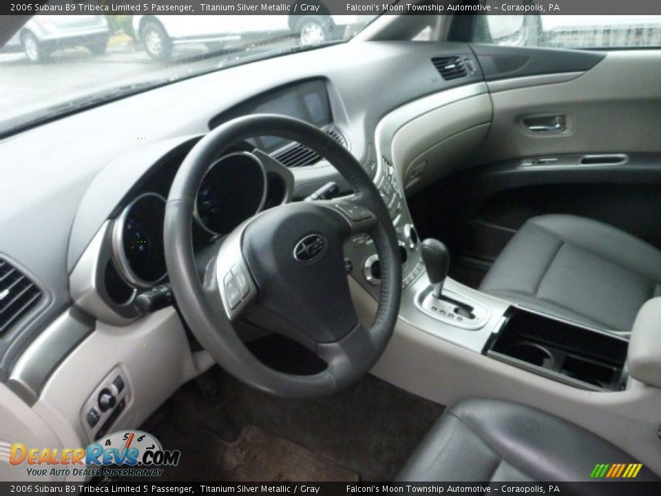 2006 Subaru B9 Tribeca Limited 5 Passenger Titanium Silver Metallic / Gray Photo #20