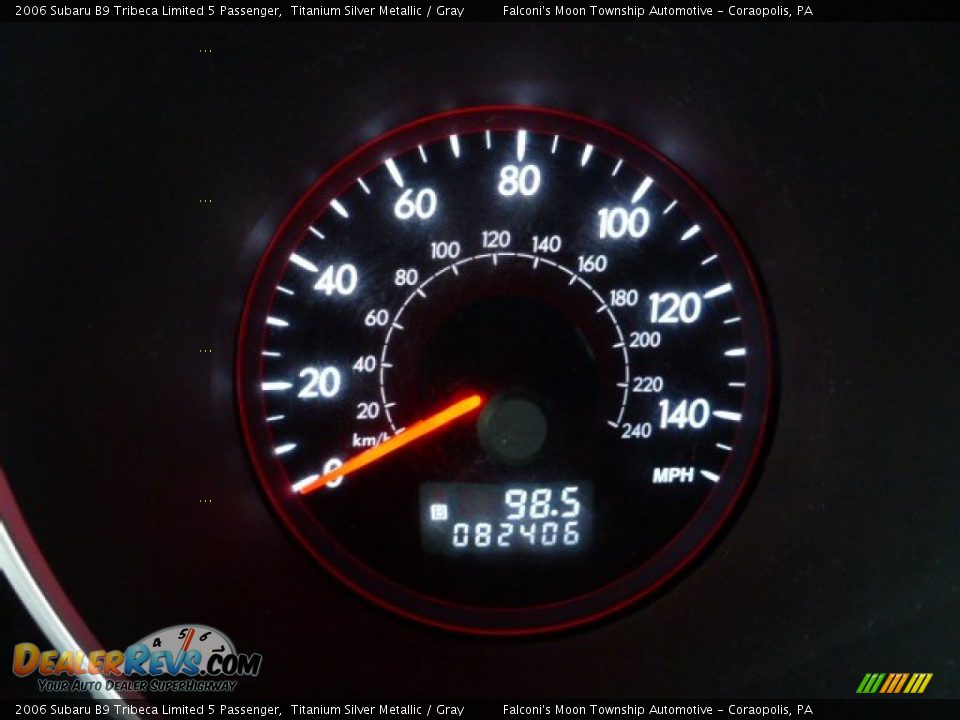 2006 Subaru B9 Tribeca Limited 5 Passenger Titanium Silver Metallic / Gray Photo #25