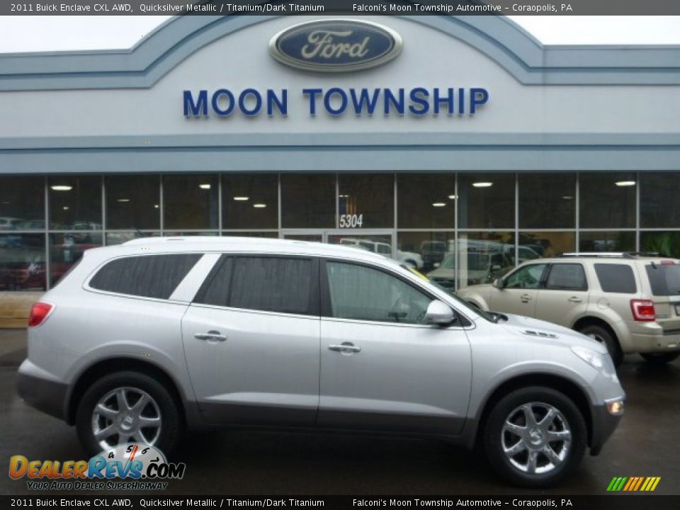 2011 Buick Enclave CXL AWD Quicksilver Metallic / Titanium/Dark Titanium Photo #1