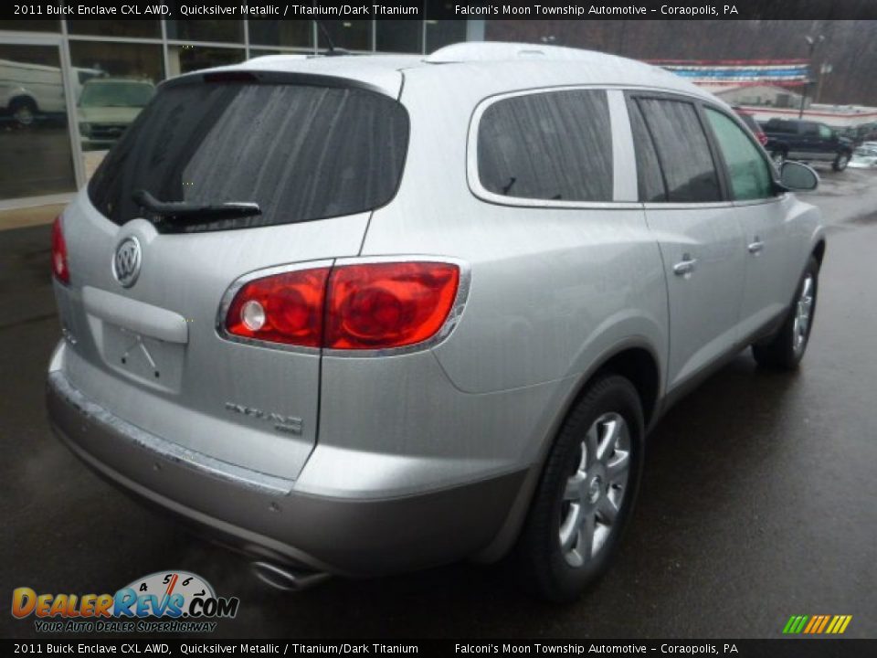 2011 Buick Enclave CXL AWD Quicksilver Metallic / Titanium/Dark Titanium Photo #2