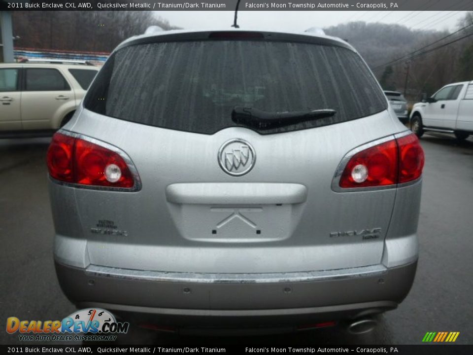 2011 Buick Enclave CXL AWD Quicksilver Metallic / Titanium/Dark Titanium Photo #3