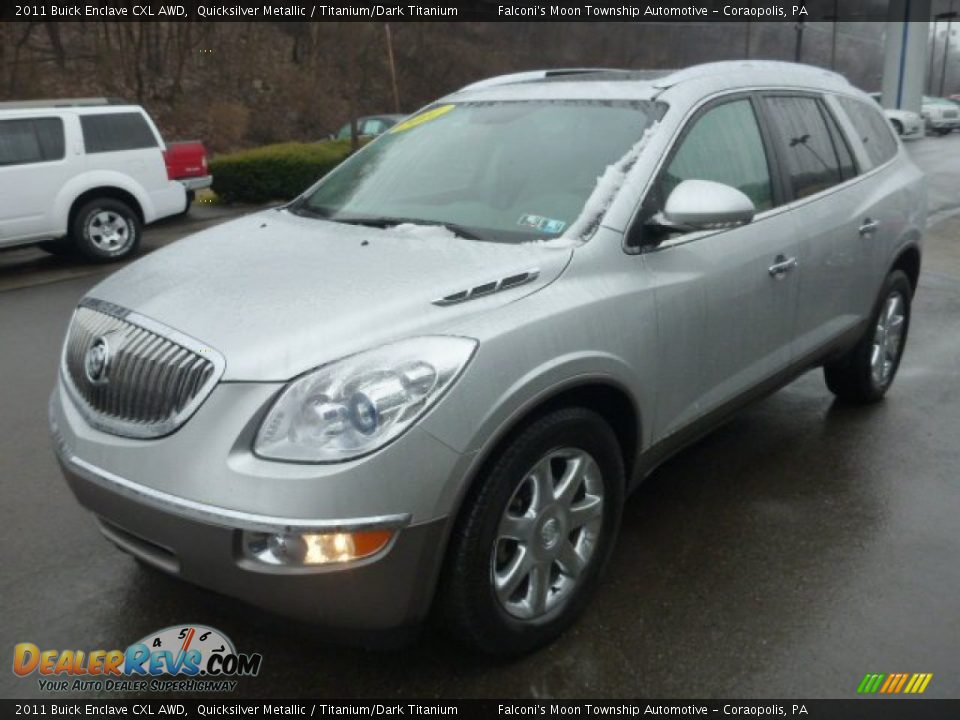 2011 Buick Enclave CXL AWD Quicksilver Metallic / Titanium/Dark Titanium Photo #6