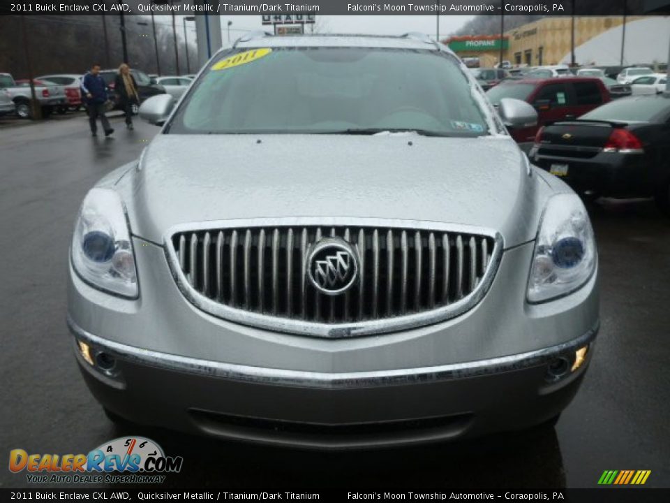 2011 Buick Enclave CXL AWD Quicksilver Metallic / Titanium/Dark Titanium Photo #7