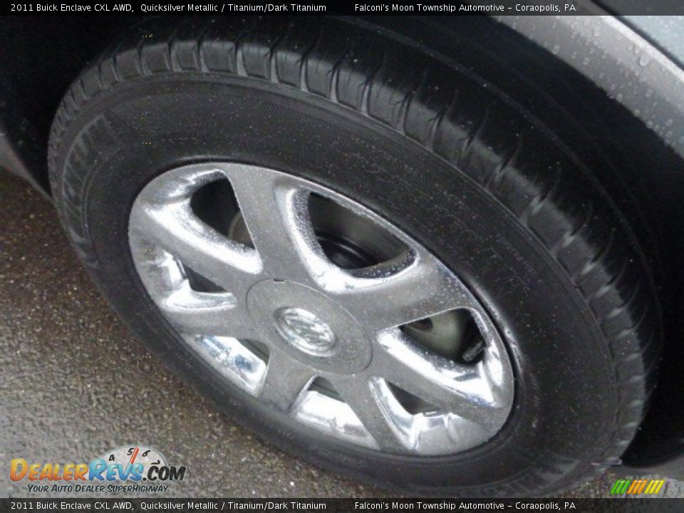 2011 Buick Enclave CXL AWD Quicksilver Metallic / Titanium/Dark Titanium Photo #9