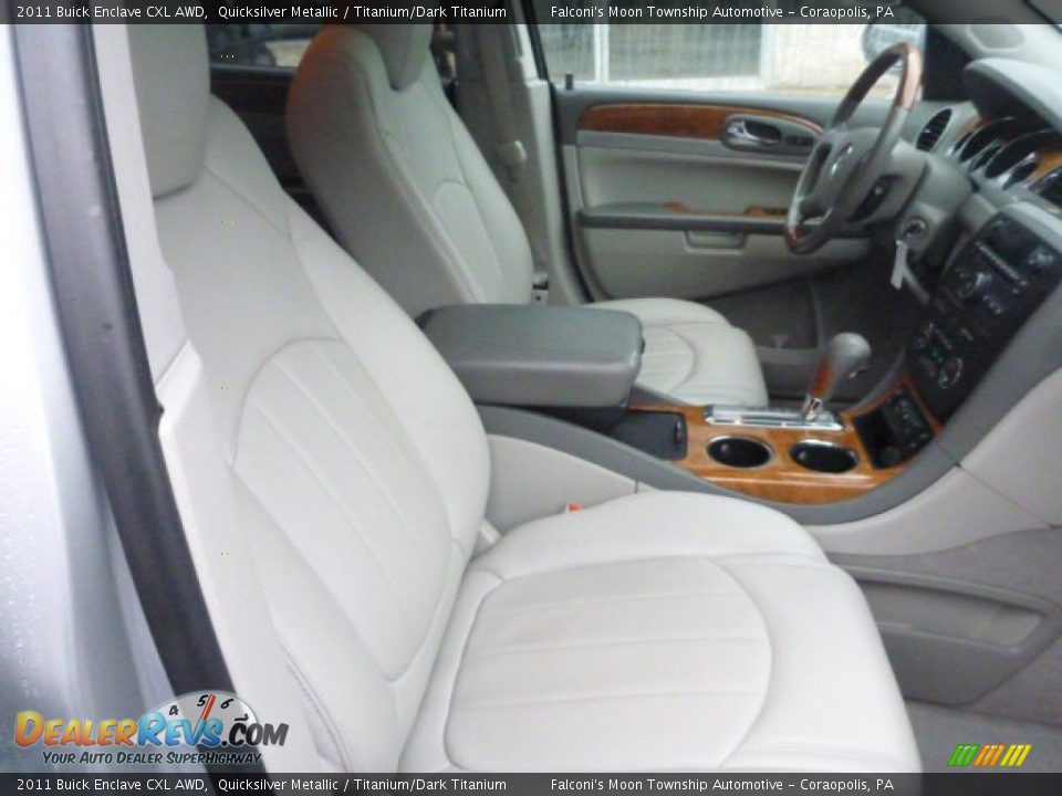2011 Buick Enclave CXL AWD Quicksilver Metallic / Titanium/Dark Titanium Photo #10