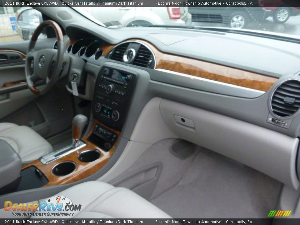 2011 Buick Enclave CXL AWD Quicksilver Metallic / Titanium/Dark Titanium Photo #11