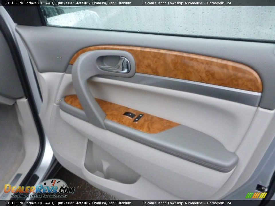 2011 Buick Enclave CXL AWD Quicksilver Metallic / Titanium/Dark Titanium Photo #12