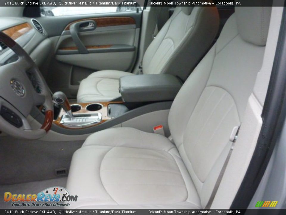 2011 Buick Enclave CXL AWD Quicksilver Metallic / Titanium/Dark Titanium Photo #15