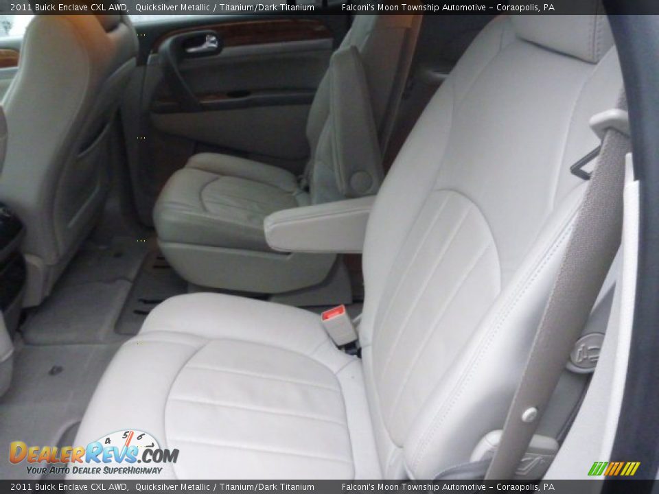 2011 Buick Enclave CXL AWD Quicksilver Metallic / Titanium/Dark Titanium Photo #16